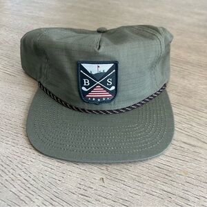Boston Scott Olive Green Snap Back Hat